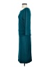 Talbots Solid Teal Casual Dress Size S - photo 5