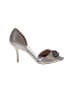 Badgley Mischka Silver Heels Size 8 1/2 - photo 1