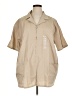 Cherokee Tan Short Sleeve Blouse Size XL - photo 1