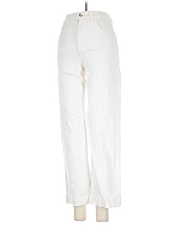 Madewell The Perfect Vintage Wide-Leg Crop Jean in Tile White (view 1)