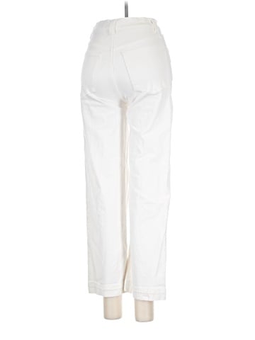 Madewell The Perfect Vintage Wide-Leg Crop Jean in Tile White (view 2)