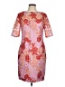 Kay Unger 100% Polyester Paisley Pink Cocktail Dress Size 8 - photo 1