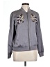 Sportsgirl 100% Polyester Graphic Gray Jacket Size 10 - photo 1