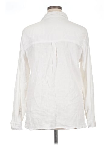 Anne Klein Long Sleeve Button-Down Shirt (view 2)