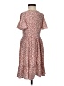 Shein 100% Polyester Print Brown Casual Dress Size 2 - photo 2