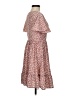 Shein 100% Polyester Print Brown Casual Dress Size 2 - photo 4