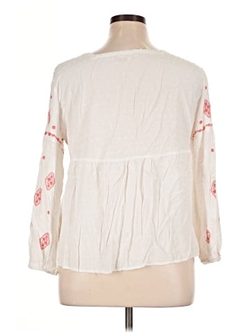 Solitaire 3/4 Sleeve Blouse (view 2)