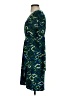 Veronica M. Paisley Green Casual Dress Size S - photo 5