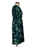 Veronica M. Paisley Green Casual Dress Size S - photo 4