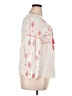 Solitaire 100% Rayon Ivory 3/4 Sleeve Blouse Size XL - photo 4