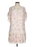 Ann Taylor LOFT 100% Polyester Paisley Ivory Cocktail Dress Size M - photo 1