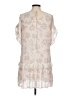 Ann Taylor LOFT 100% Polyester Paisley Ivory Cocktail Dress Size M - photo 2