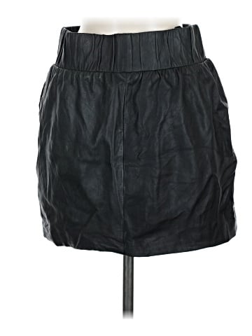 7 For All Mankind Leather Skirt (view 2)