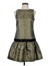 CeCe Metallic Green Cocktail Dress Size 0 - photo 1