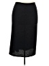Eileen Fisher 100% Wool Solid Black Wool Skirt Size S - photo 1