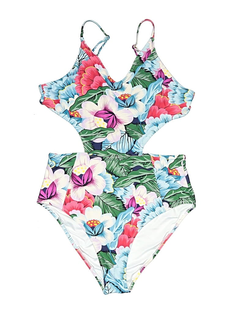 Pre-owned Cupshe One Piece Swimsuit In White