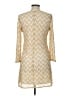 Lilly Pulitzer Chevron-herringbone Tan Casual Dress Size L - photo 2