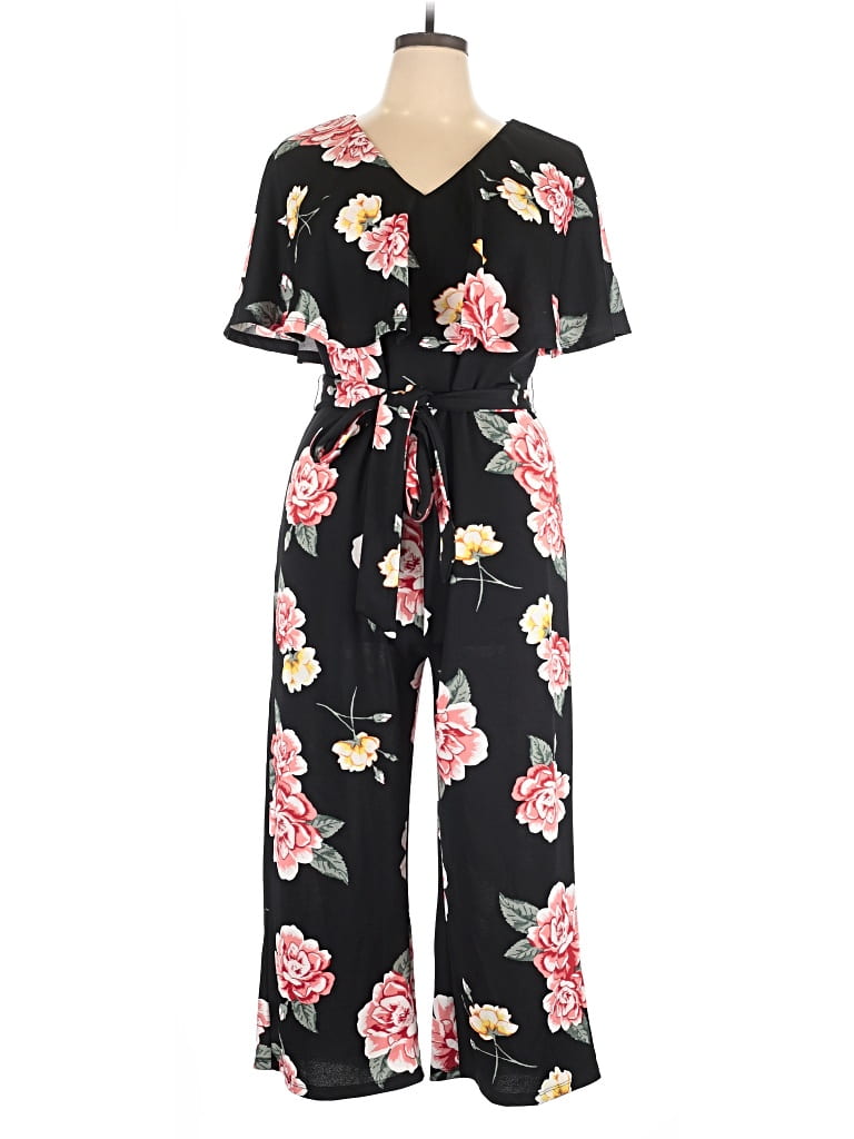 Pre-owned Shein Jumpsuit In Black