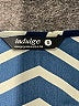 Indulge 100% Polyester Chevron-herringbone Blue Casual Dress Size S - photo 7