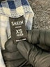 Shein Checkered-gingham Blue Casual Skirt Size XS - photo 4