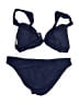 Tory Burch Solid Blue Two Piece Swimsuit Size S - photo 2