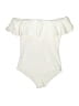 Halston Heritage Ivory Bodysuit Size L - photo 1