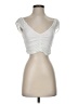 Zara Ivory White Short Sleeve Top Size S - photo 1
