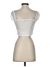 Zara Ivory White Short Sleeve Top Size S - photo 2