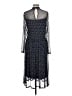 En Focus Studio Polka Dots Black Casual Dress Size 10 - photo 2