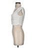 Zara Ivory White Short Sleeve Top Size S - photo 5