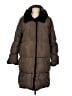 Halston 100% Polyester Brown Coat Size M - photo 1