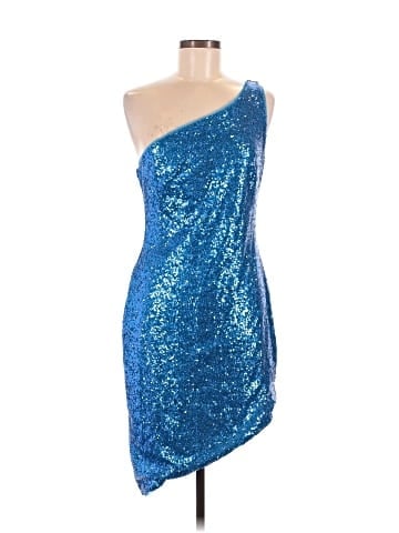 Aqua Cocktail Dress (view 1)