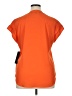Cynthia Steffe 100% Polyester Orange Short Sleeve Blouse Size XL - photo 2