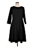 Talbots Solid Black Casual Dress Size 14 - photo 1