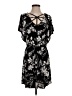 Maurices Print Black Casual Dress Size S - photo 1