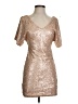As U Wish Gold Cocktail Dress Size S - photo 1