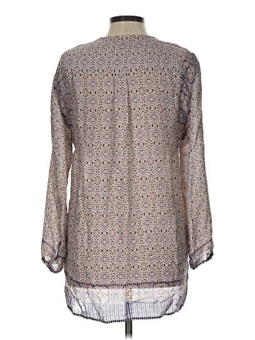 Vince. 3/4 Sleeve Silk Top (view 2)
