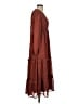 Moon River 100% Polyester Solid Brown Casual Dress Size S - photo 4