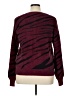 Skies Are Blue Animal Print Burgundy Pullover Sweater Size XL - photo 2