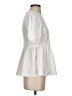 Zalora 100% Polyester White 3/4 Sleeve Blouse Size XS - photo 4