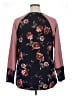 Westport Floral Burgundy Pullover Sweater Size 1X - photo 2