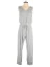 Stars Above Metallic Gray Jumpsuit Size S - photo 1