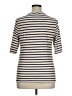 Jules & Leopold Stripes Ivory Short Sleeve Turtleneck Size 1X - photo 2