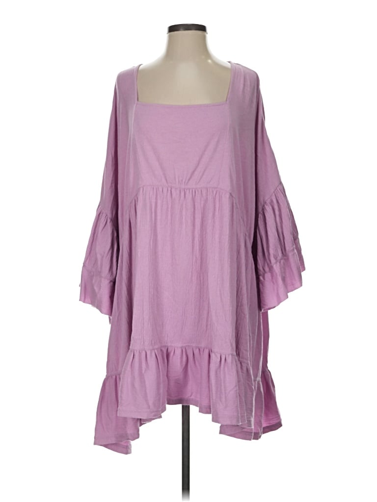 Pre-owned Fp Beach Casual Dress In Purple