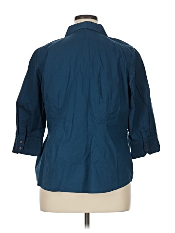St. John's Bay 3/4 Sleeve Button-Down Shirt (view 2)