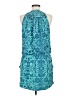Ali Ro 100% Silk Paisley Teal Cocktail Dress Size 6 - photo 2