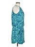 Ali Ro 100% Silk Paisley Teal Cocktail Dress Size 6 - photo 4
