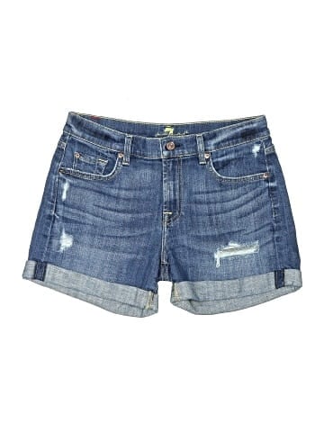 7 For All Mankind Denim Shorts (view 1)