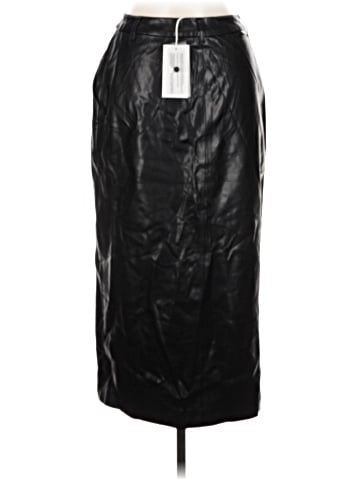 Dear John Faux Leather Skirt (view 2)