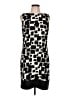 AB Studio Graphic Black Casual Dress Size 12 - photo 1